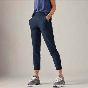 Athleta Navy Blue Brooklyn Ankle Pant, 4P